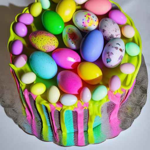 Easter Egg Surprise Cake