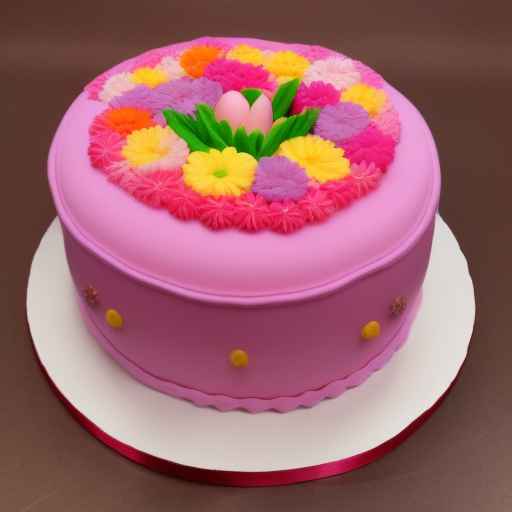 Easter Flower Cake