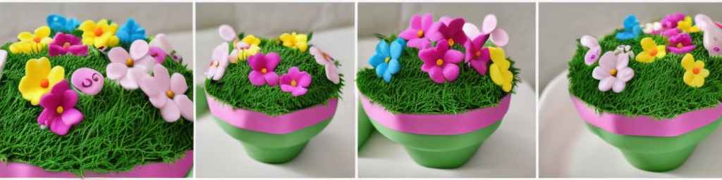 Easter Flower Pot Cake