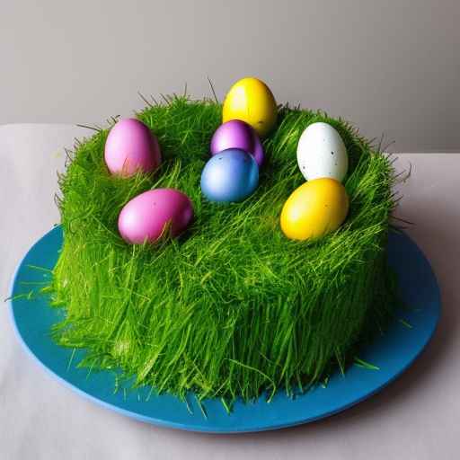 Easter Grass Cake