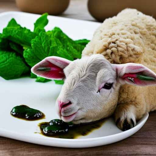 Easter Lamb with Mint Sauce