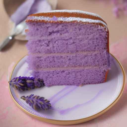 Easter Lavender Cake