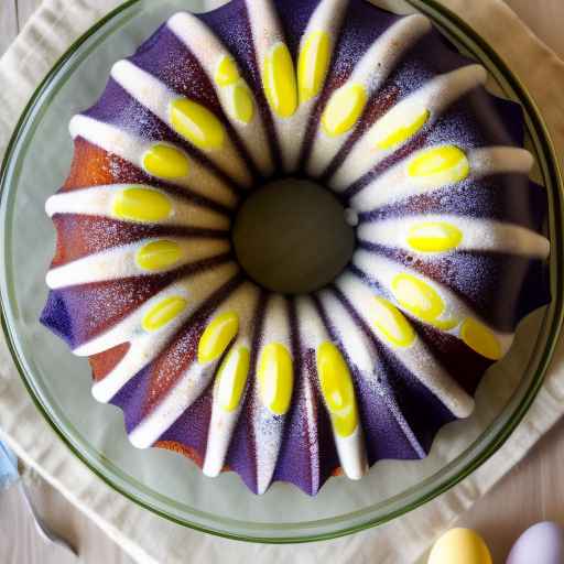 Easter Lemon Blueberry Bundt Cake