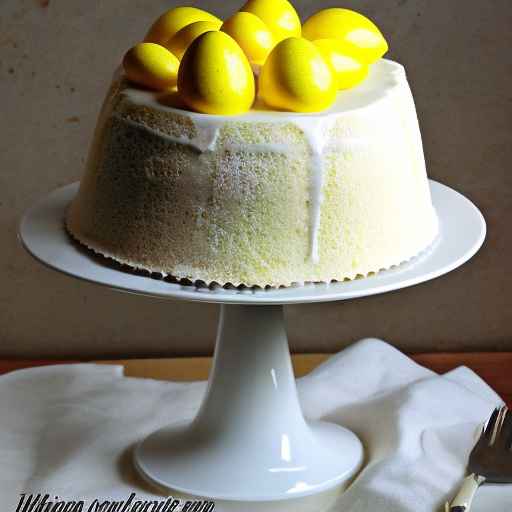 Easter Lemon Chiffon Cake