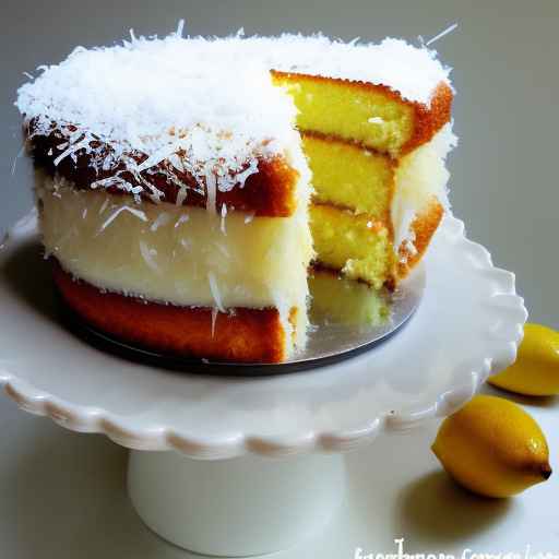 Easter Lemon Coconut Cake