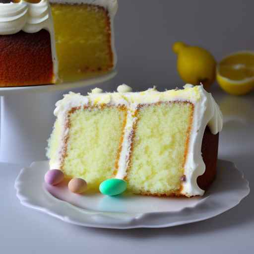 Easter Lemon Cream Cake