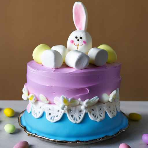 Easter Marshmallow Cake