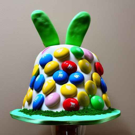 Easter M&M Cake