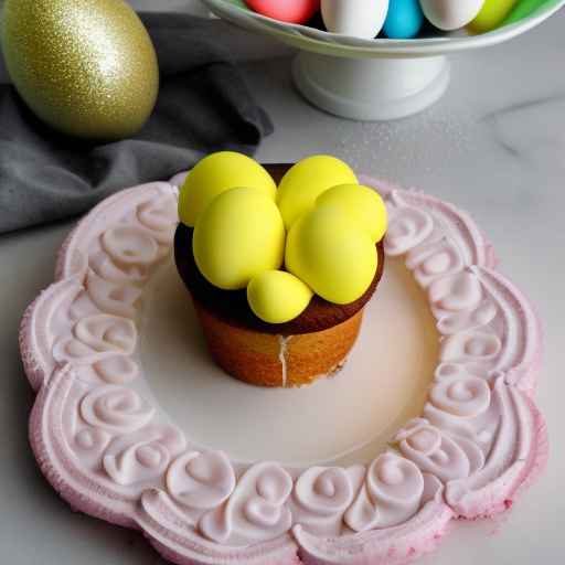 Easter Nest Cake with Buttercream Frosting