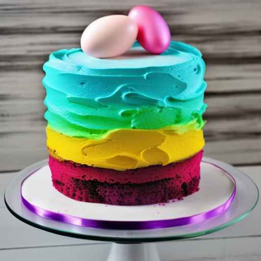 Easter Ombre Cake