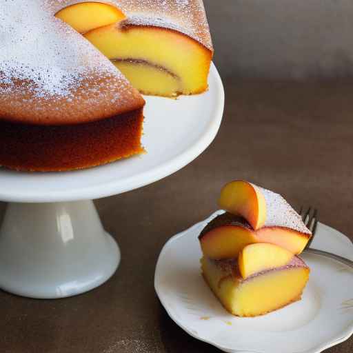 Easter Peach Cake