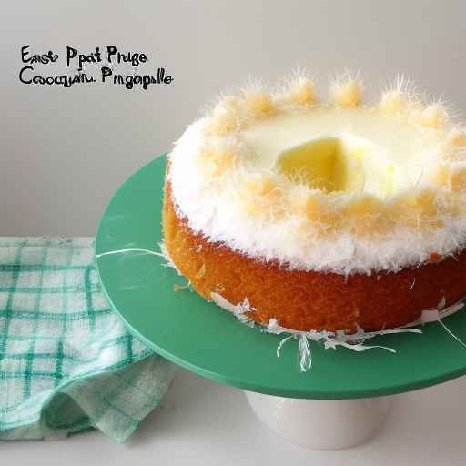 Easter Pineapple Coconut Cake