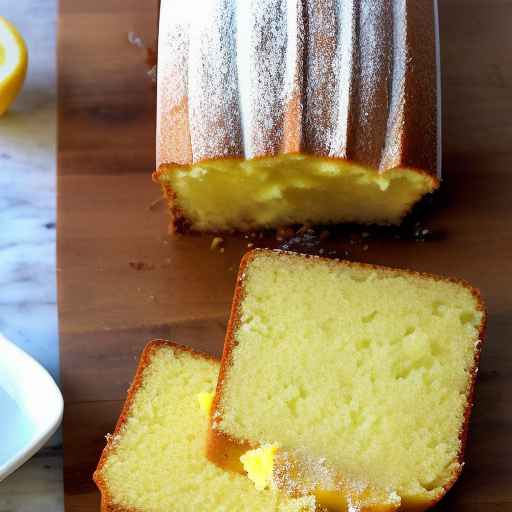 Easter Pound Cake with Lemon Glaze