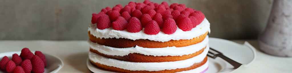 Easter Raspberry Cake