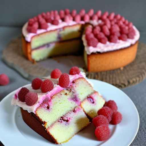 Easter Raspberry Lemon Cake