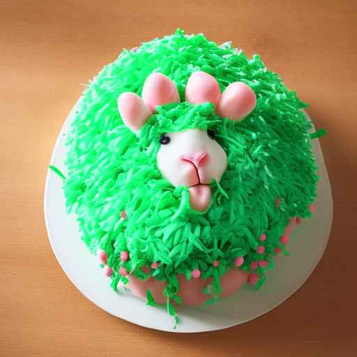 Easter Sheep Cake