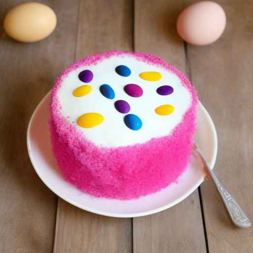 Easter Speckled Egg Cake