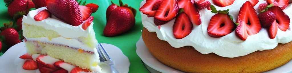 Easter Strawberry Shortcake Cake