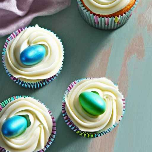 Easter Vanilla Cupcakes