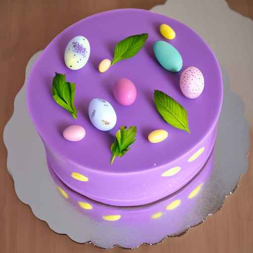 Easter Violet Cake