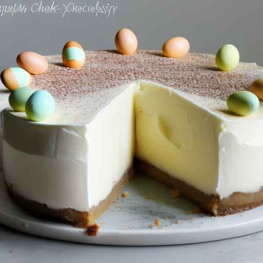 Easter White Chocolate Cheesecake