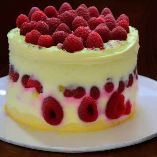 Easter White Chocolate Raspberry Cake