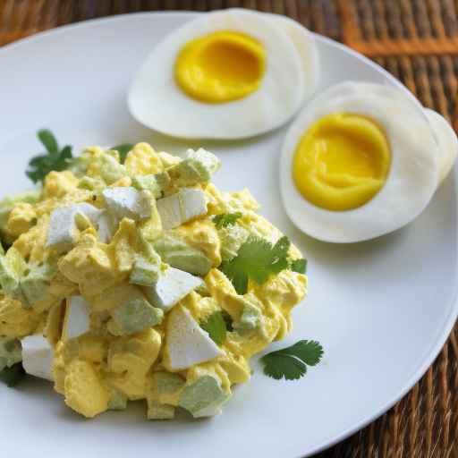 Ecuadorian Egg Salad with Llapingachos