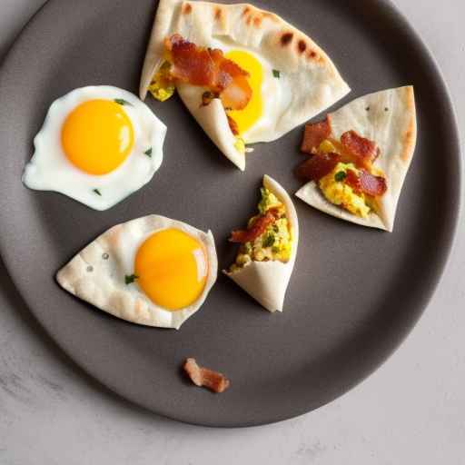 Egg and Bacon Breakfast Pita Pockets