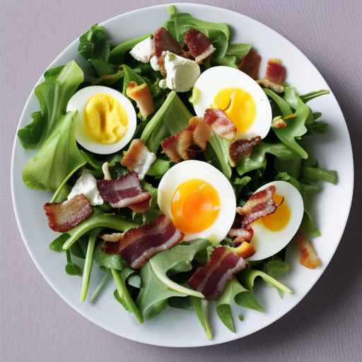 Egg and Bacon Breakfast Salad