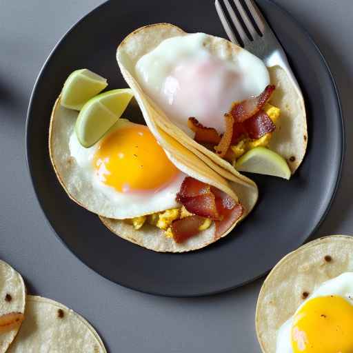 Egg and Bacon Breakfast Tacos