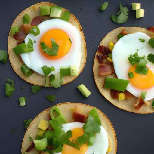 Egg and Bacon Breakfast Tostadas