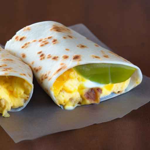 Egg and Cheese Breakfast Burrito