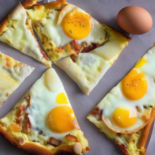 Egg and Cheese Breakfast Pizza