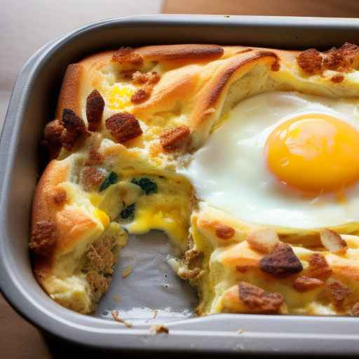 Egg and Cheese Breakfast Strata