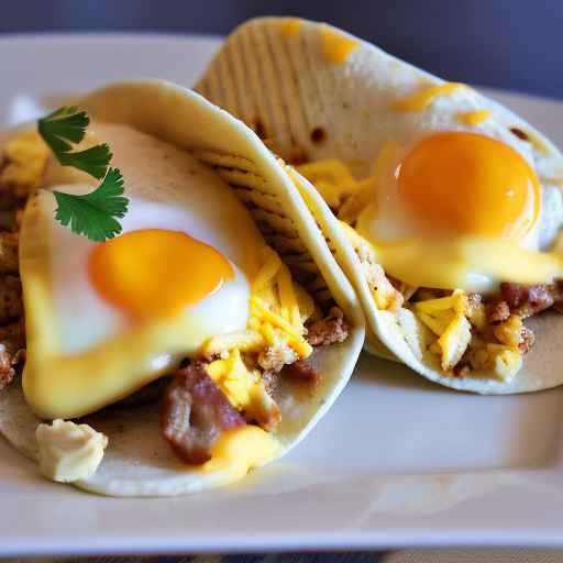 Egg and Cheese Breakfast Tacos