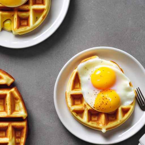 Egg and Cheese Breakfast Waffle