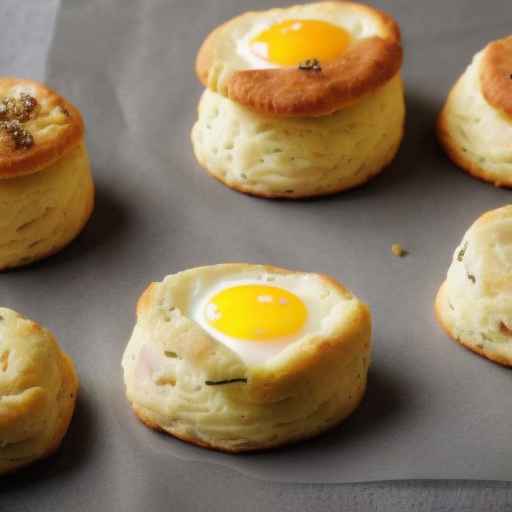 Egg and Ham Breakfast Biscuits