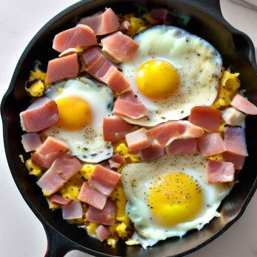 Egg and Ham Breakfast Skillet