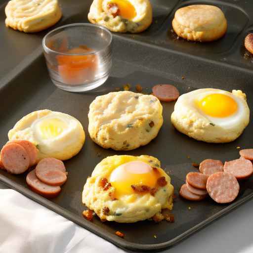 Egg and Sausage Breakfast Biscuits