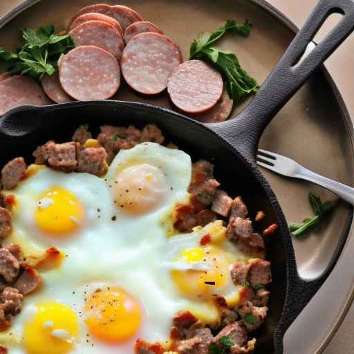 Egg and Sausage Breakfast Skillet