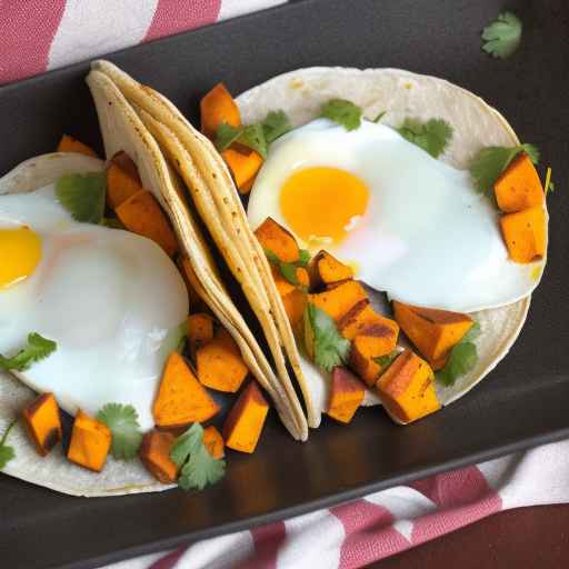 Egg and Sweet Potato Breakfast Tacos