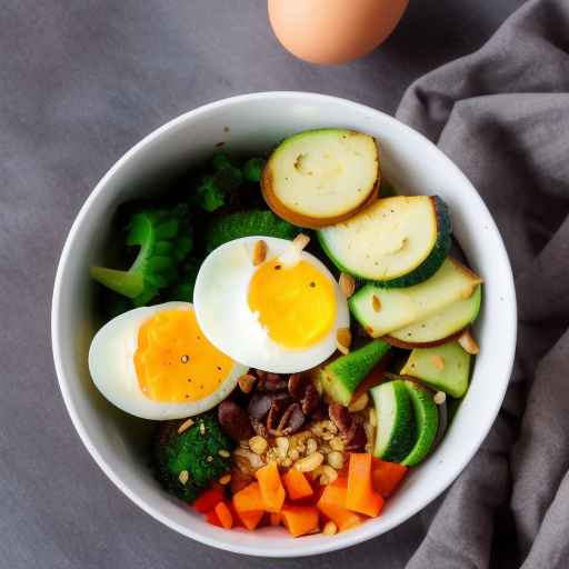 Egg and Vegetable Breakfast Bowl