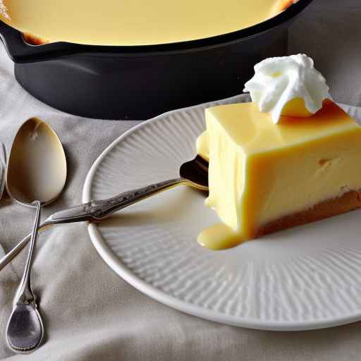 Egg Custard with Whipped Cream