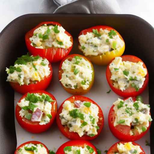 Egg Salad Stuffed Tomatoes