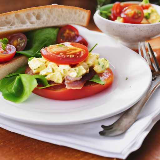 Egg Salad with Bacon and Tomato Jam