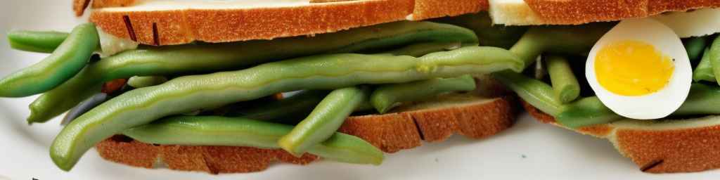 Egg Salad with Green Beans and Red Onion