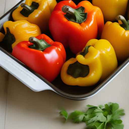 Egg Stuffed Bell Peppers