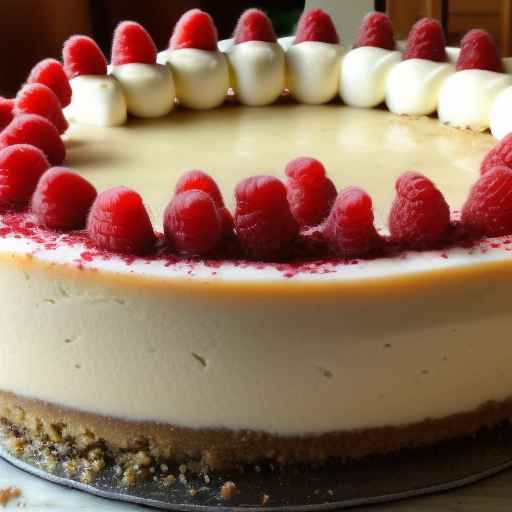 Eggnog Raspberry Truffle Cheesecake