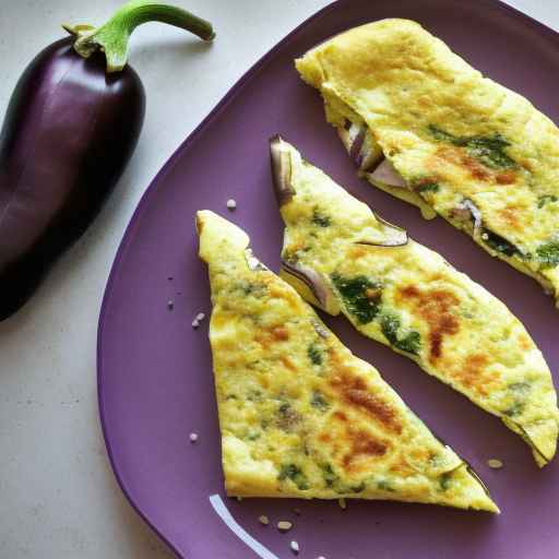 Eggplant and Eggplant Omelet