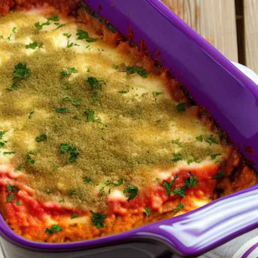 Eggplant Parmesan casserole